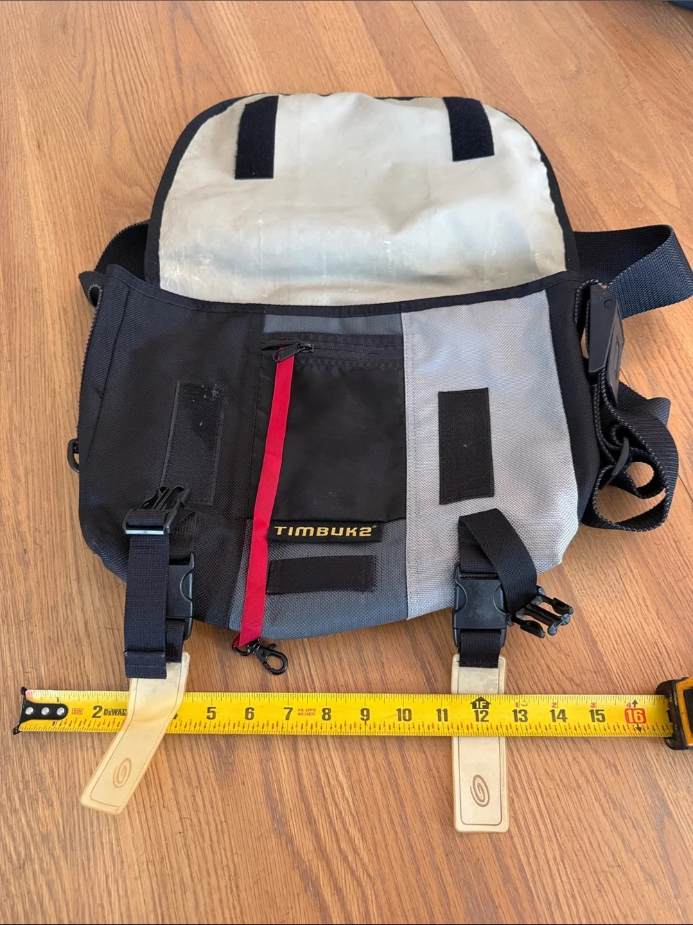 Timbuk2 Two-Tone Black and Gray Messenger Bag